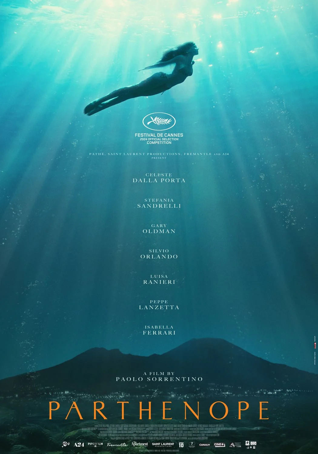 © Affiche du film « Parthenope », le dernier film de Paolo Sorrentino présenté par Vittoriano Gallico